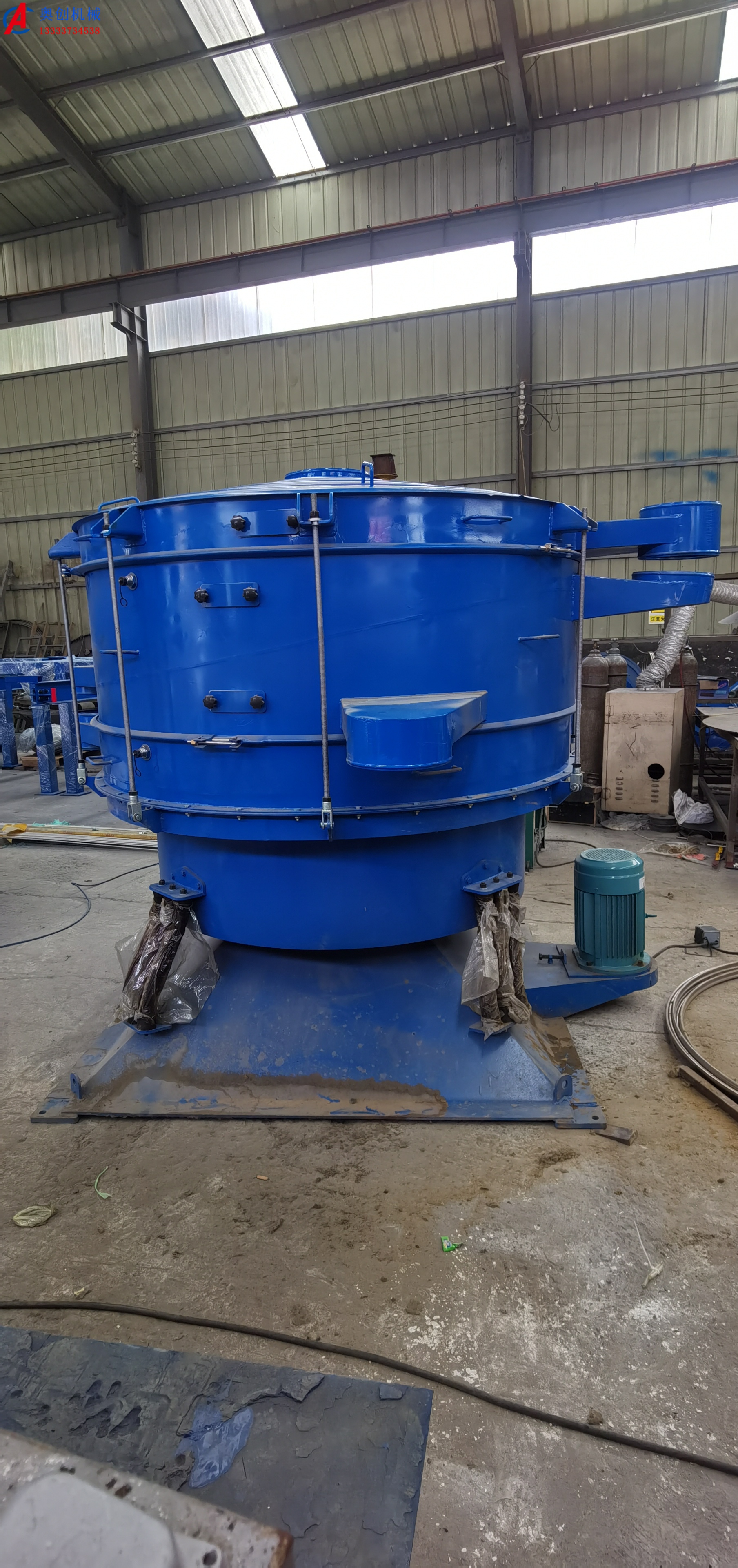 超聲波旋振篩篩分碳酸鈣